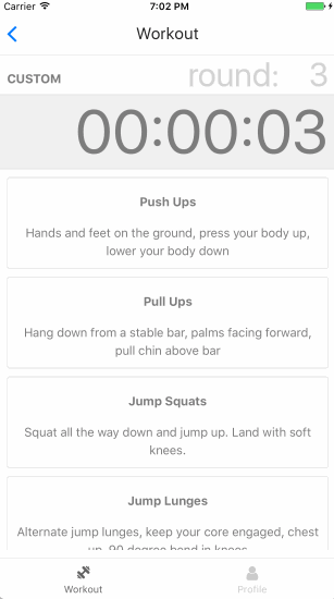 QuickFit - Full Stack Workout Generator Application